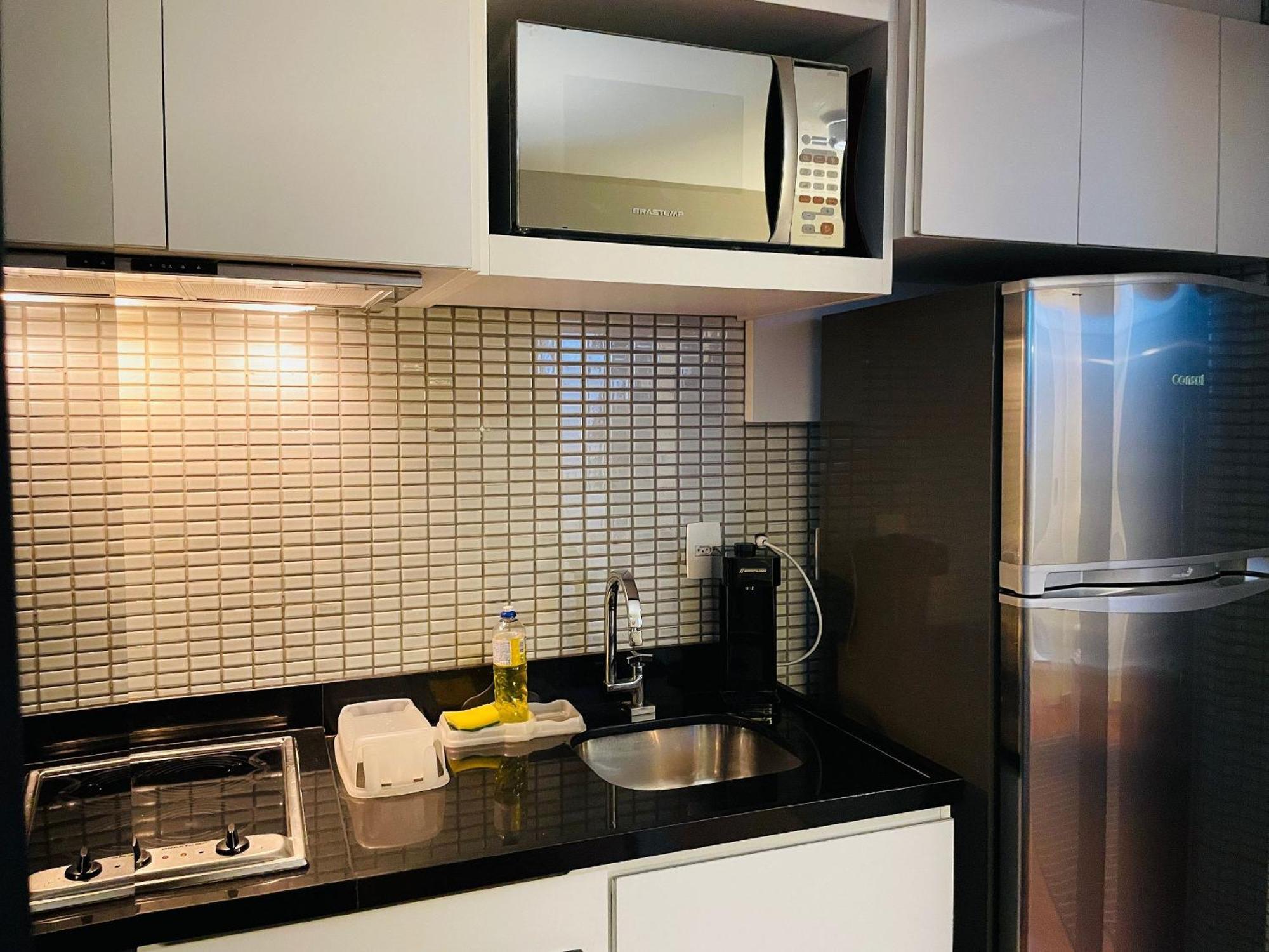 Morada Estanconfor Berrini - Flat Em Hotel Premium No Brooklin Σάο Πάολο Εξωτερικό φωτογραφία